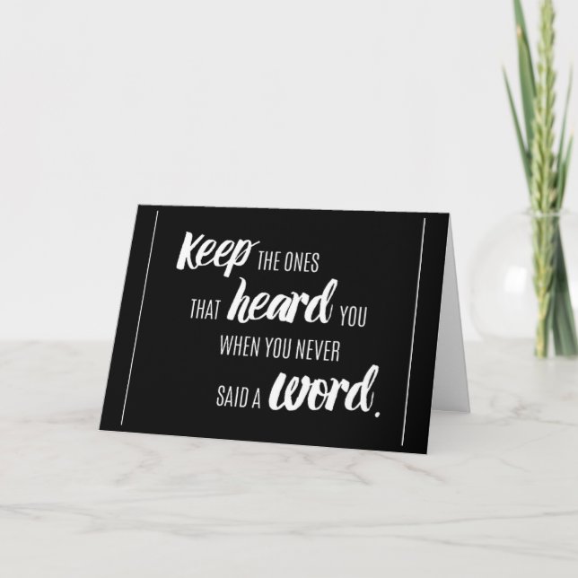 TARJETA AQUÍ ESTOY PARA "TI" CUANDO SEA QUE ME NECESITES (Anverso)