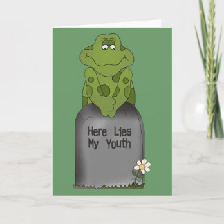 Tarjeta Aquí miente mi juventud
