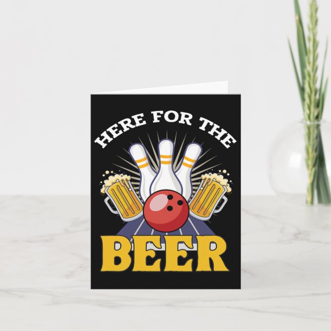 Tarjeta Aquí Para La Bola De Beer Beer (Anverso)