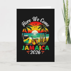 Tarjeta Aquí Venimos Jamaica 2026 Viaje de Chicas Familia