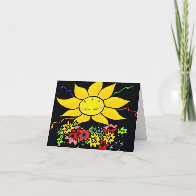 Tarjeta Aquí viene el arte popular ucraniano (Anverso)