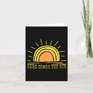Tarjeta Aquí Viene El Sol Cute Sunshine Beach Summer Grap