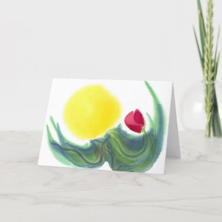 Tarjeta Aquí viene el Sol (No. 1) Notecard