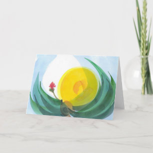 Tarjeta Aquí viene el Sol, No. 2, Notecard