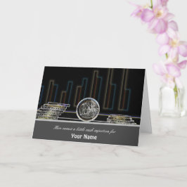 Tarjeta Aquí viene una pequeña inyección de dinero para us