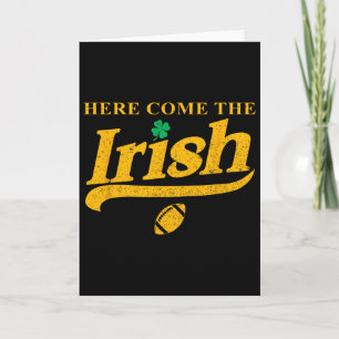 Tarjeta Aquí vienen los irlandeses