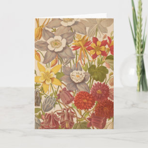 Tarjeta Aquilegia   George Nicholson