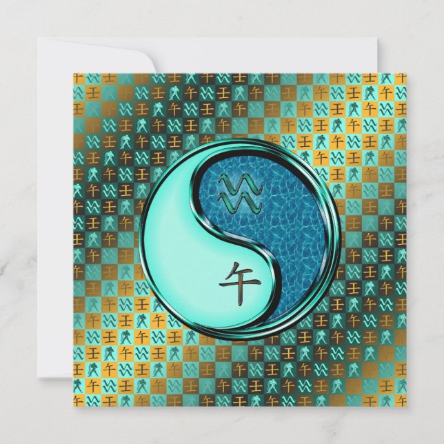 Tarjeta Aquius y Caballo de Agua (Anverso)