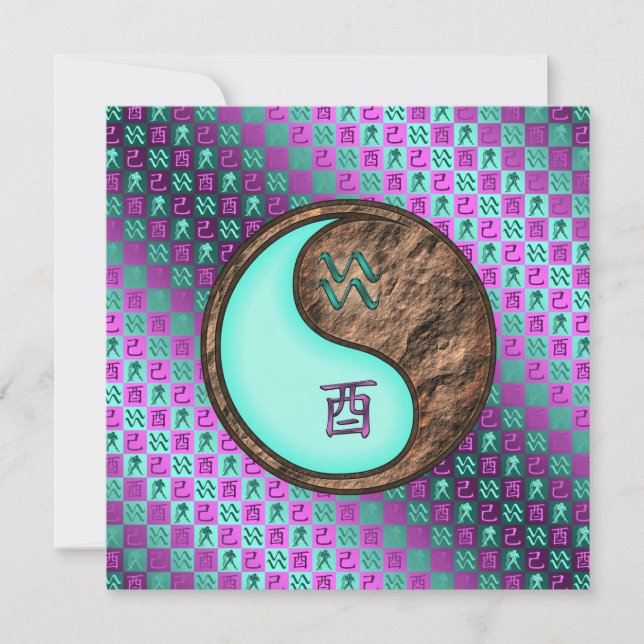 Tarjeta Aquius y Earth Rooster (Anverso)