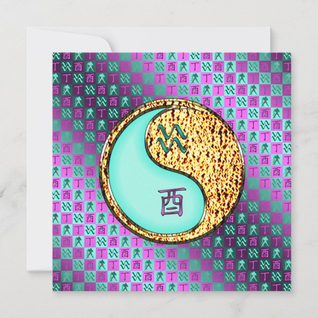 Tarjeta Aquius y Fire Rooster (Anverso)