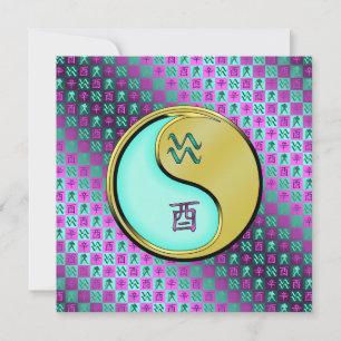 Tarjeta Aquius y Rooster Metalizado