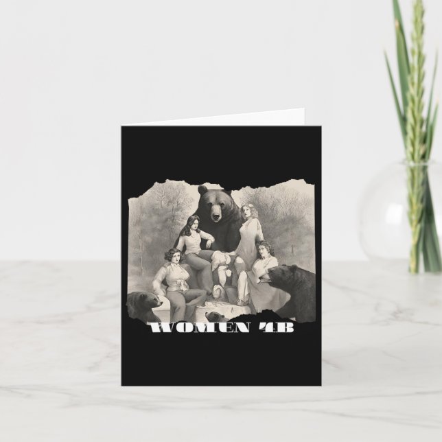 Tarjeta Ar: Mujeres Por Osos 4b Movimiento Empoderamiento  (Anverso)