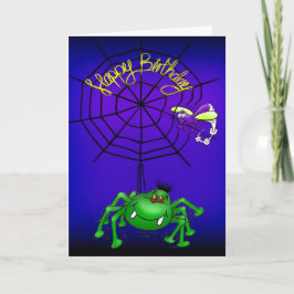Tarjeta Araña Divertida