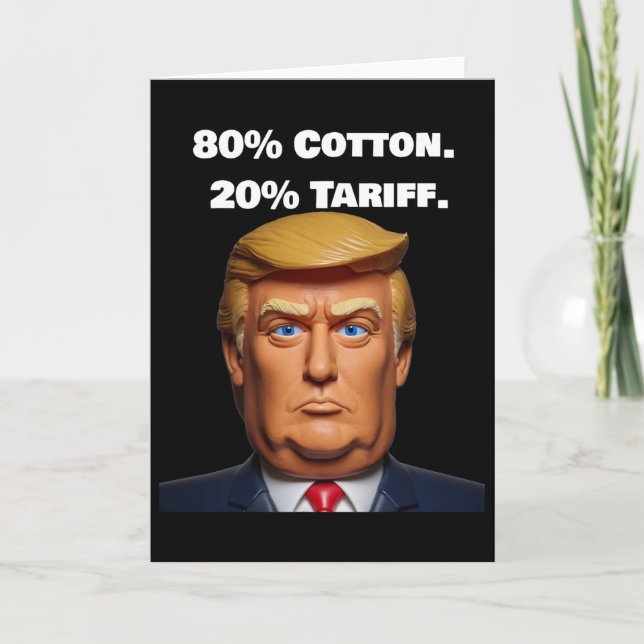 Tarjeta Arancel de Donald Trump (Anverso)
