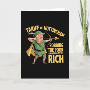 Tarjeta Arancel de Nottingham - Arancel divertido anti Tru