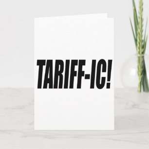 Tarjeta Arancel-ic Arancelic Trump Arancel Terrífico Comer