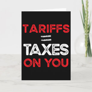 Tarjeta Aranceles son impuestos para ti, Anti Aranceles de
