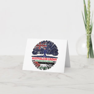 Tarjeta Árbol australiano palestino-palestino