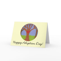 Árbol de adopción feliz día de adopción!