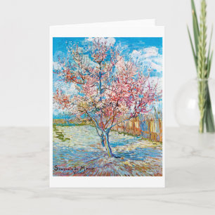 Tarjeta Árbol de arvejas floridas, Van Gogh