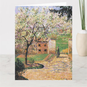 Tarjeta Árbol de ciruelas, Eragny Camille Pissarro