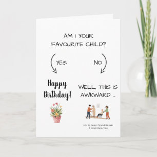 Tarjeta Árbol de Decisión Personalizado Divertido Tarjet