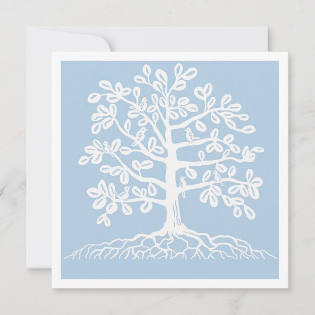 Tarjeta Árbol de familia de vida (Anverso)