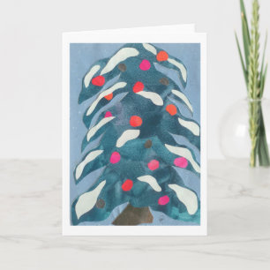 Tarjeta Árbol de hoja perenne