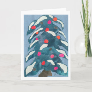 Tarjeta Árbol de hoja perenne