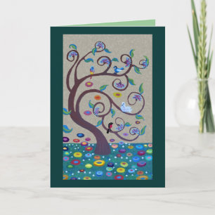 Tarjeta Árbol de Klimt