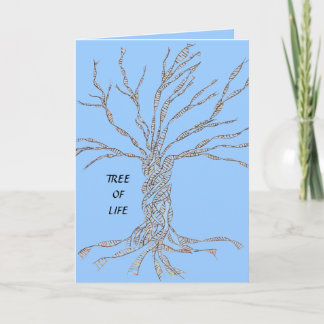 Tarjeta ÁRBOL de la DNA o árbol de la vida