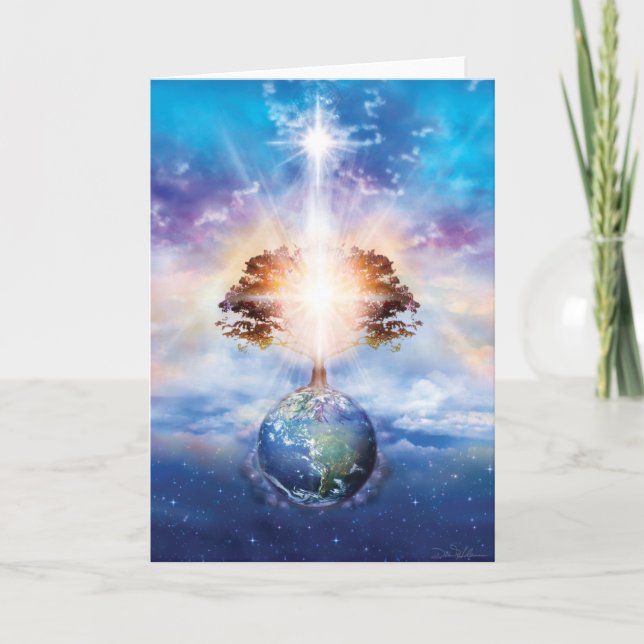 Tarjeta Árbol de la luz (Anverso)