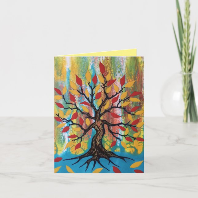 Tarjeta Árbol de la Vida Día de la Madre (Anverso)