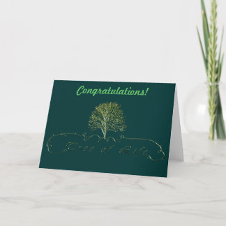 Tarjeta ÁRBOL DE LIFE Cartas Celtas De Saludo
