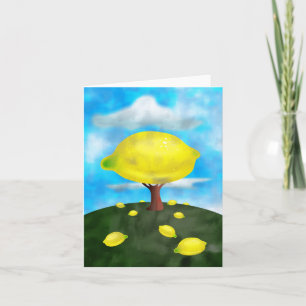 Tarjeta Árbol de limón