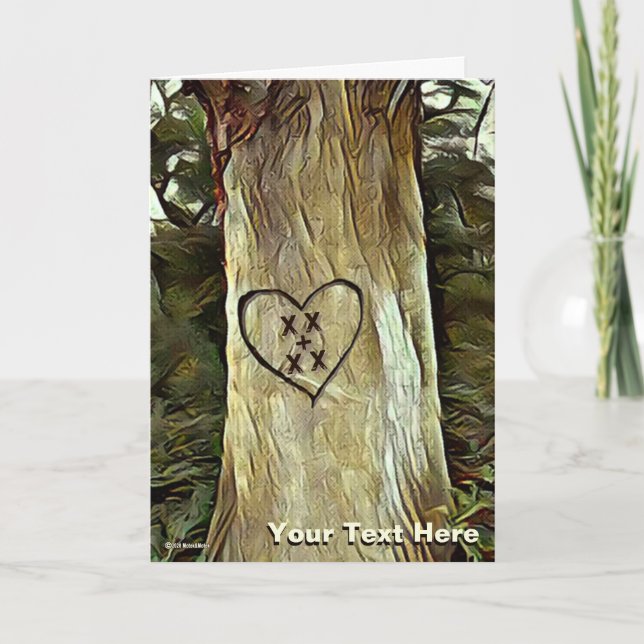 Tarjeta Árbol de los amantes (Anverso)