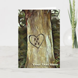 Tarjeta Árbol de los amantes