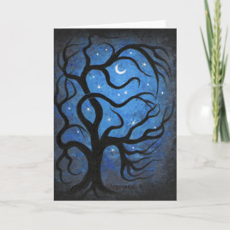 Tarjeta Árbol de luna