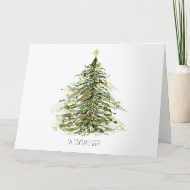 Tarjeta Árbol de Navidad (Anverso)