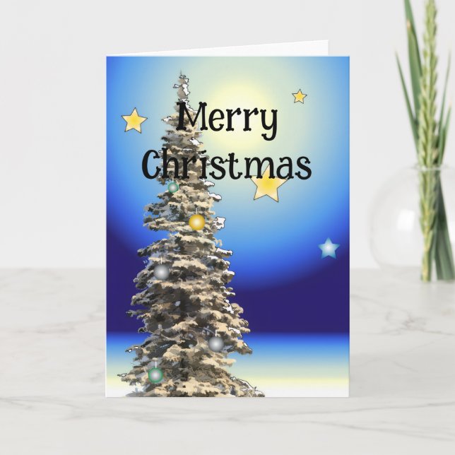 Tarjeta Árbol de Navidad (Anverso)