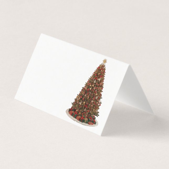 Tarjeta Árbol de Navidad (Anverso)