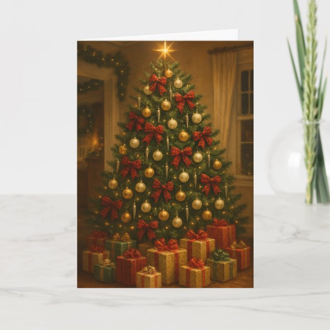 Tarjeta Árbol de Navidad (Anverso)