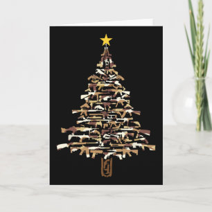 Tarjeta Árbol de Navidad de Armas - Regalo de Navidad de I