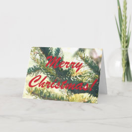 TARJETA ÁRBOL DE NAVIDAD FELIZ NAVIDAD