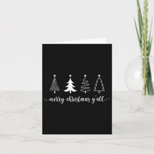 Tarjeta Árbol de Navidad Feliz Navidad a Todos Camiseta si