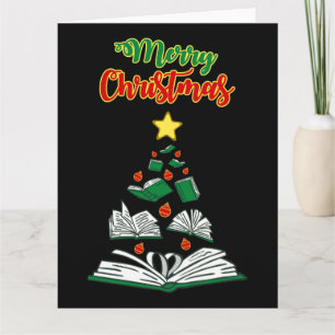 Tarjeta Árbol de Navidad libresco III