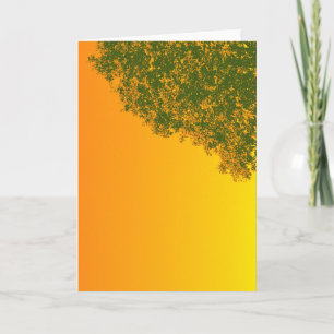 Tarjeta Árbol de Serbal Floral Árbol de la Vida Coraje Guí
