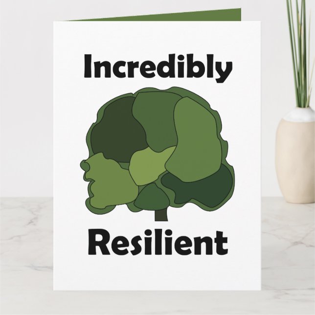 Tarjeta Árbol de sicómoro increíblemente resistente e insp (Anverso)