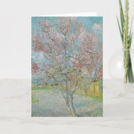 Tarjeta Árbol de turba de flores