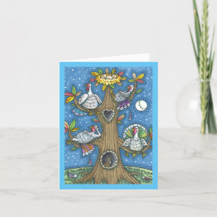 TARJETA ÁRBOL DE TURQUÍA, GRACIAS A LOS DIVERSOS GOBBBLERS